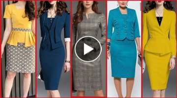 Most Trending 2020 Daily Office Wear Women's bodycon Dresses plus size Bodycon Business Outfit